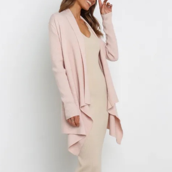 Petal & Pup Tinsley Cardigan Sweater- Blush - Picture 2 of 8